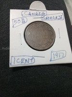 1917 Canada One Cent Coin - George V