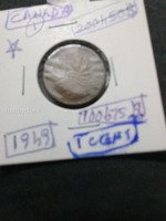 1949 Canada 1 Cent Coin