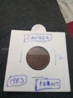 1983 Canada 1 Cent Coin