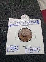 1984 Canada 1 Cent Coin