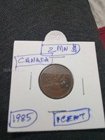 1985 Canada 1 Cent Coin