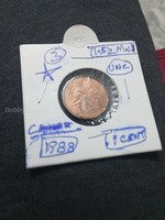 1988 Canadian 1 Cent Coin - UNC Condition