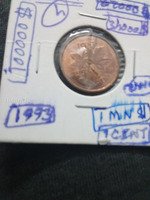 1993 Canadian 1 Cent Coin