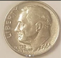 1966 Roosevelt Dime - US Coin