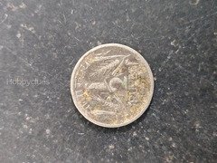 Old 1/2 Rupee Coin from India