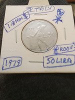 1979 Italy 50 Lira Coin
