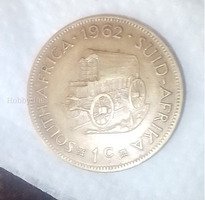 1962 South Africa 1 Cent Coin - Image 2