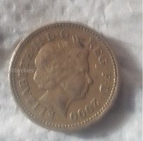 2000 UK One Pound Coin with Welsh Dragon Design - Image 2
