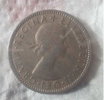 1961 British Florin Coin Featuring Queen Elizabeth II