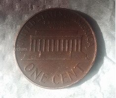 1968 D Lincoln Memorial Penny - One Cent Coin - Image 2
