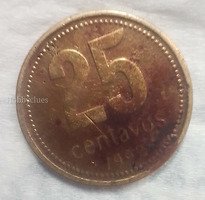 25 Centavos Coin from Argentina 1983