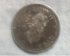 Old British Threepence Coin Featuring King George VI