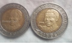 South African 5 Rand Nelson Mandela Commemorative Coins
