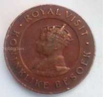Vintage Royal Visit Commemorative Coin 1907 - Image 2