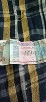 Old Indian 100 Rupees Banknote