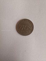 1947 India Half Rupee Coin Featuring George VI - Image 2