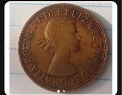 1967 British One Penny Coin