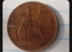 1967 British One Penny Coin - Image 2