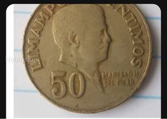 1972 Philippines 50 Sentimos Coin Featuring Marcelo H. del Pilar - Image 2