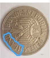 1963 Germany 1 Deutsche Mark Coin