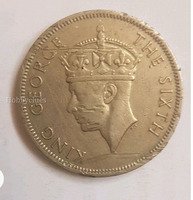 1948 Southern Rhodesia Two Shillings Coin