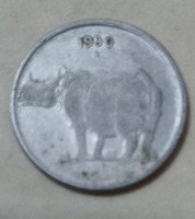 1990 Indian 25 Paise Coin - Image 2