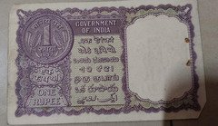 Vintage 1957 Indian One Rupee Banknote - Image 2