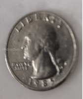 1987 US Washington Quarter Dollar Coin