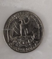 1987 US Washington Quarter Dollar Coin - Image 2