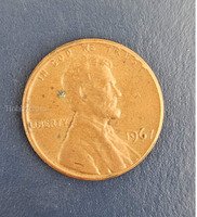 1961 Lincoln Wheat Penny - One Cent Coin