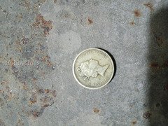 1953 British Sixpence Coin - Queen Elizabeth II