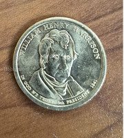 William Henry Harrison US $1 Presidential Dollar Coin