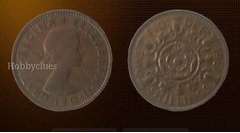 1961 British Threepence Coin Featuring Queen Elizabeth II
