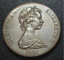 🌍 Isle of Man – 1 Crown📅 Year – 1981⚖️ Weight – 28.28g(My whatsapp no. 9831752206)