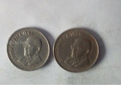Two 25 Cent Coins from South Africa, 1968