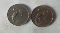 Two 25 Cent Coins from South Africa, 1968 - Image 2