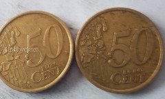 Two 50 Euro Cent Coins from 2002 - Image 2
