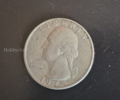 1974 US Washington Quarter Dollar Coin
