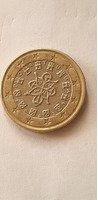 1 Euro Coin from Portugal, 2002