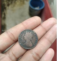 1893 One Quarter Anna India Coin - Image 2