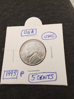 1995 P USA 5 Cents Jefferson Nickel UNC