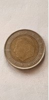 2000 Belgium 2 Euro Coin