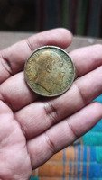 1907 British India One Rupee Coin - Edward VII