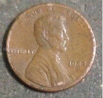1944 Lincoln Wheat Penny - One Cent Coin