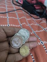 Vintage Coin Collection: British India, Republic India, UAE 10 Fils, Indian 20 Paise