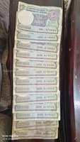 1986 one rupee notes