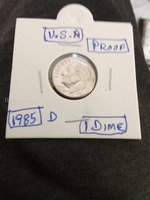 1985-D U.S. Proof Dime Coin