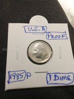 1985-P USA Proof Roosevelt Dime