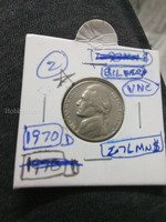1970-D Jefferson Nickel Coin - Uncirculated Condition