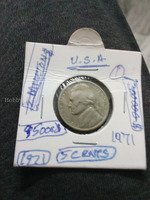 1971 USA 5 Cents Coin (Jefferson Nickel)